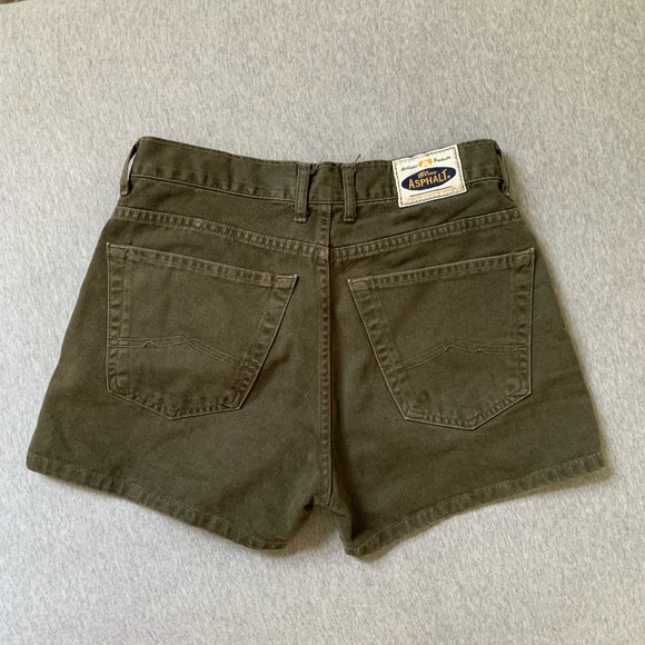 Vintage Blue Asphalt Olive Green Shorts, size 26 - Picture 2 of 5